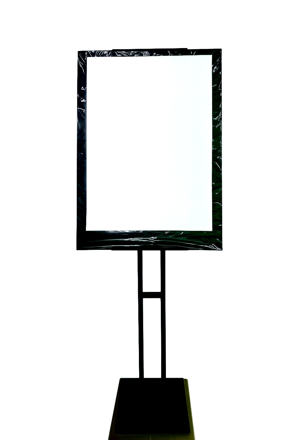 Lighting Menu Front H – Exhibidor retroiluminado con pedestal grande